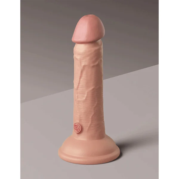 King Cock Elite 6 Inch Vibrating Silicone Dual Density Dong by Pipedream Products — image 3 of 18