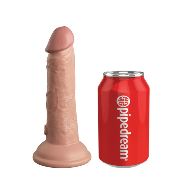 King Cock Elite 6 Inch Vibrating Silicone Dual Density Dong by Pipedream Products — image 5 of 18