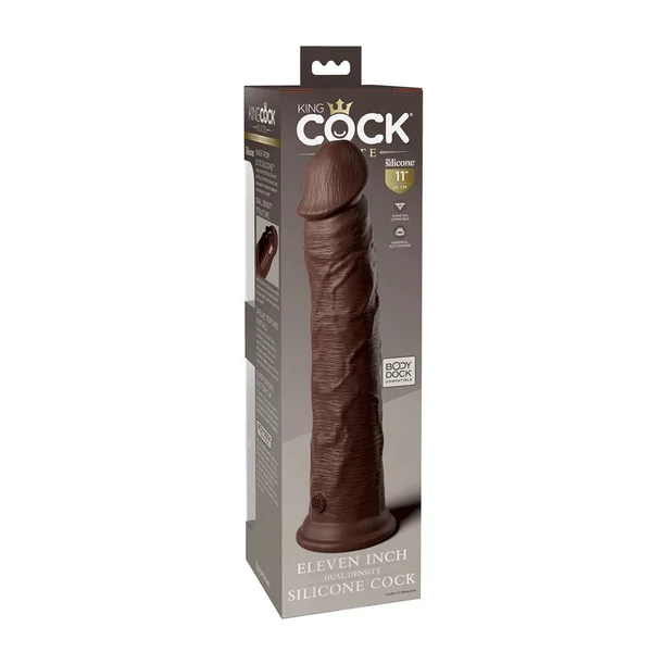 King Cock Elite 11 Inch Dual Density Silicone Dildo by Pipedream Products — image 15 of 16