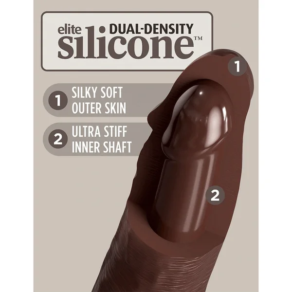 King Cock Elite 7 Inch Dual Density Silicone Dildo by Pipedream Products — image 14 of 16