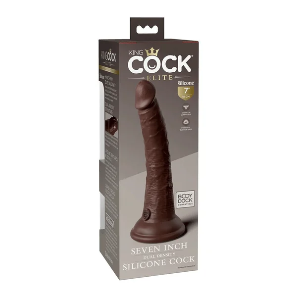King Cock Elite 7 Inch Dual Density Silicone Dildo by Pipedream Products — image 15 of 16