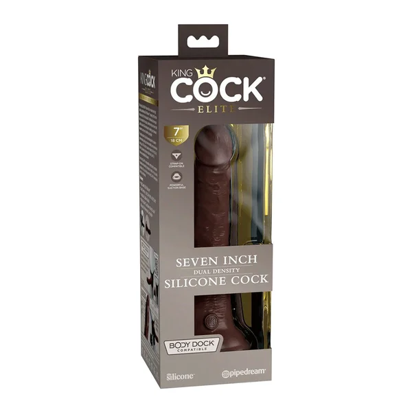 King Cock Elite 7 Inch Dual Density Silicone Dildo by Pipedream Products — image 16 of 16