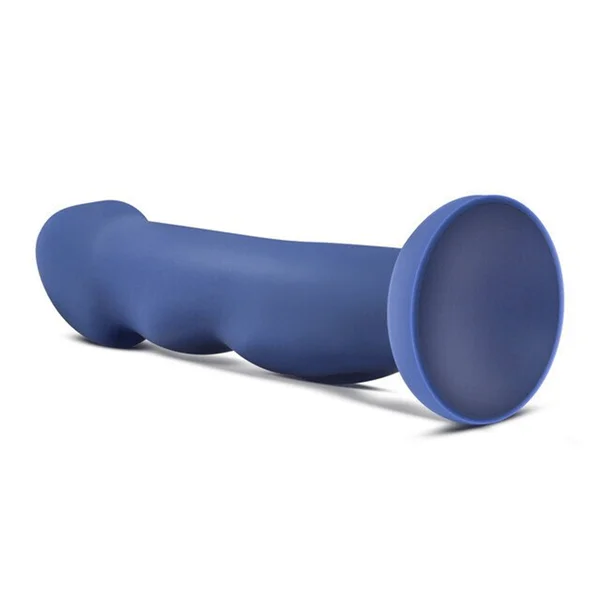 Avant D12 Suko 8 Inch Blue Silicone Dildo with Suction Cup by Blush Novelties — image 4 of 5