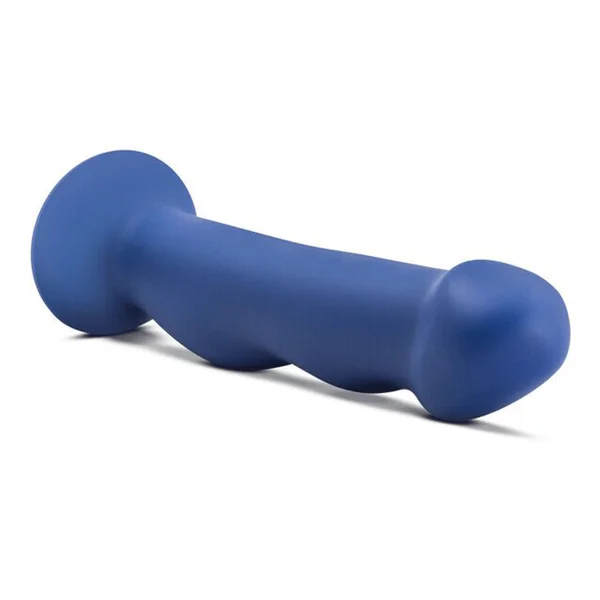 Avant D12 Suko 8 Inch Blue Silicone Dildo with Suction Cup by Blush Novelties — image 3 of 5