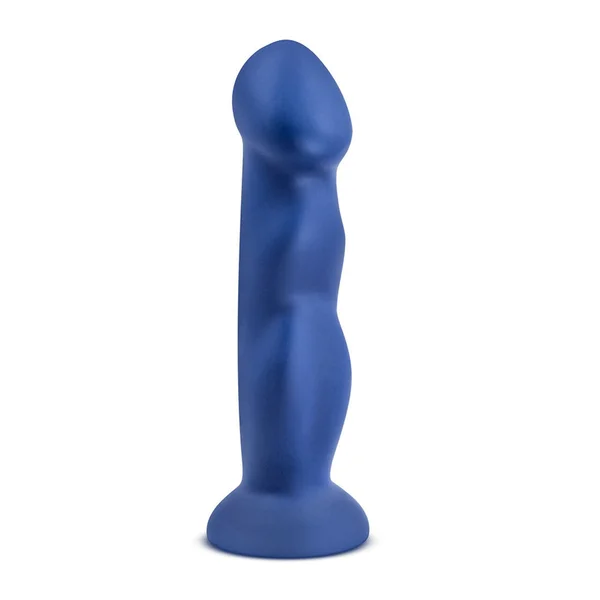 Avant D12 Suko 8 Inch Blue Silicone Dildo with Suction Cup by Blush Novelties — image 2 of 5