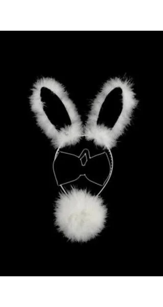 Bunny Set 3Pc Black/White