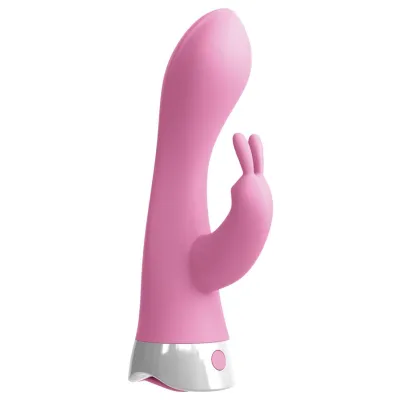 Threesome Wall Banger Rabbit Silicone Banger Pink