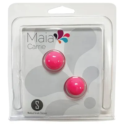 Carrie Silicone Kegel Balls Neon Pink