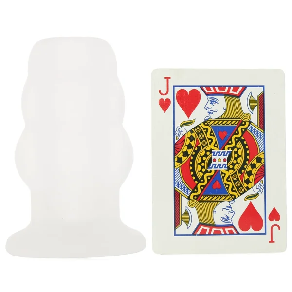 Sono No.50 - Medium Hollow Tunnel Butt Plug - 4 Inch - Translucent