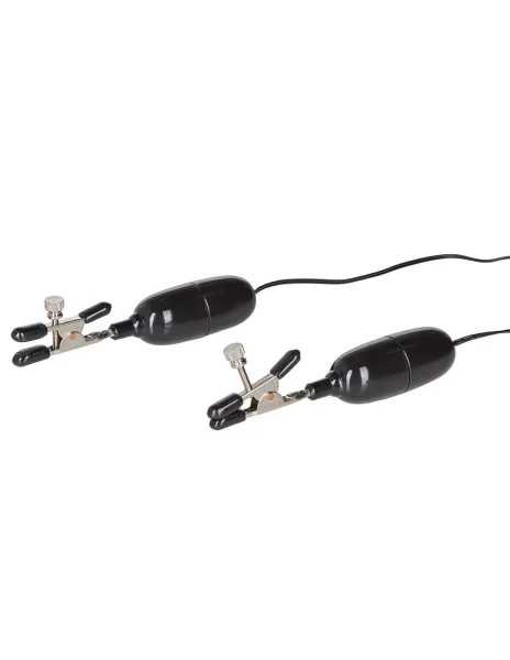 Nipple Play Vibrating Remote Control Nipple Clamps