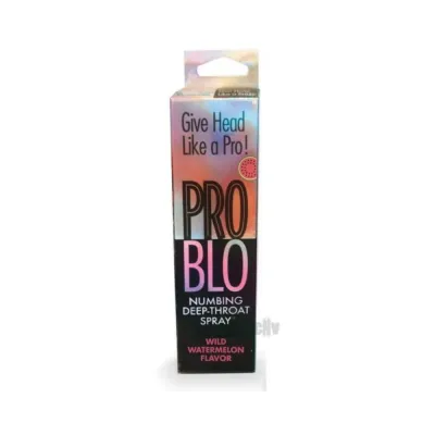 Oral Sex Products Pro Blo Numbing Deep Throat Spray Watermelon 1 Oz