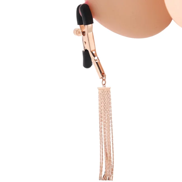 Bound Adjustable D2 Nipple Clamps by NS Novelties - Rose Gold