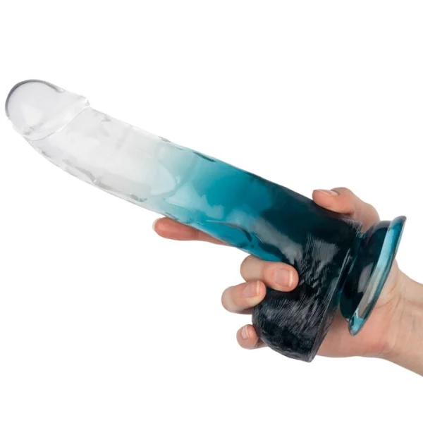 Bondara Blue Ice Realistic Suction Dildo - 9.8 Inch — image 4 of 4