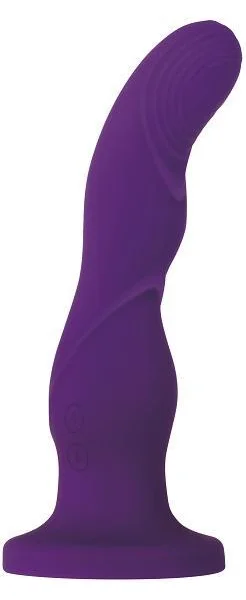 Love Harnessed Vibrating Dildo Purple