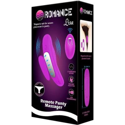 Rechargeable Lisa Remote Control Panty Purple