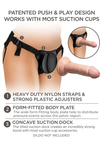 King Cock Elite Beginner's Body Dock Strap-on Harness
