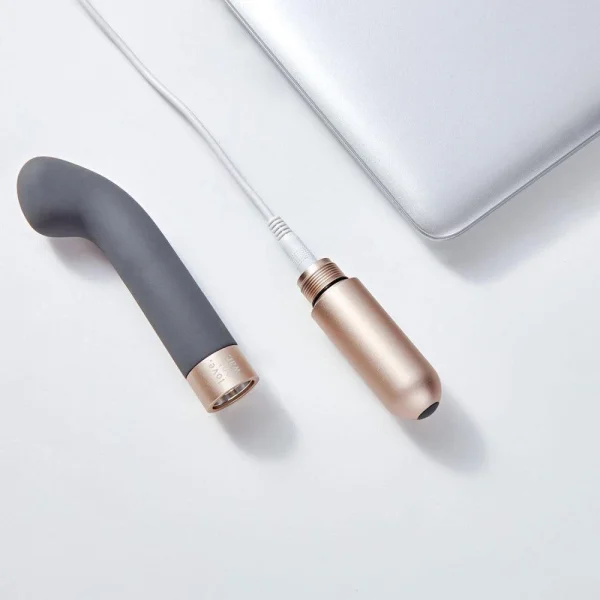Love Not War Liebe Sustainable Made G-Spot Vibrator - Grey
