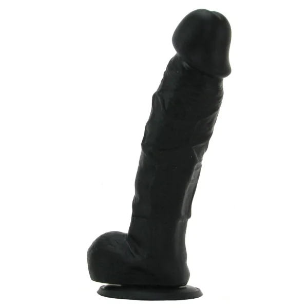 Colours Pleasures 5 Inch Black Silicone Suction Cup Dildo