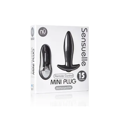 NU Sensuelle 15 Function Remote Control Mini Butt Plug