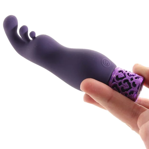 Royal Gems Exquisite Rechargeable Silicone Bullet Purple