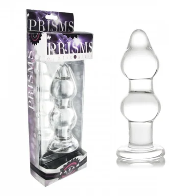 5 75 Param Glass Anal Plug by Prisms Erotic Glass