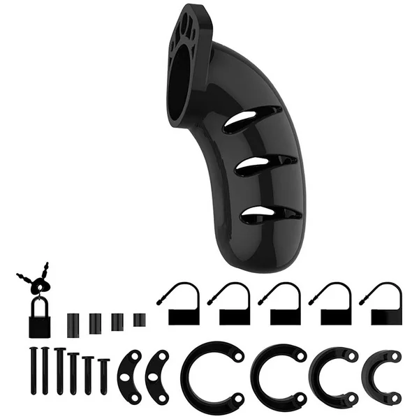 ManCage 4.5 Inch Model 03 Adjustable Male Chastity With Lock — image 4 of 6