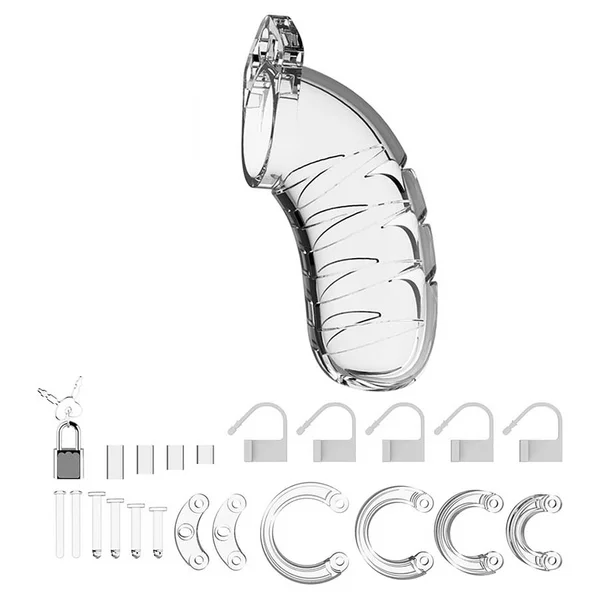 ManCage 4.5 Inch Model 04 Adjustable Male Chastity With Lock — image 4 of 6