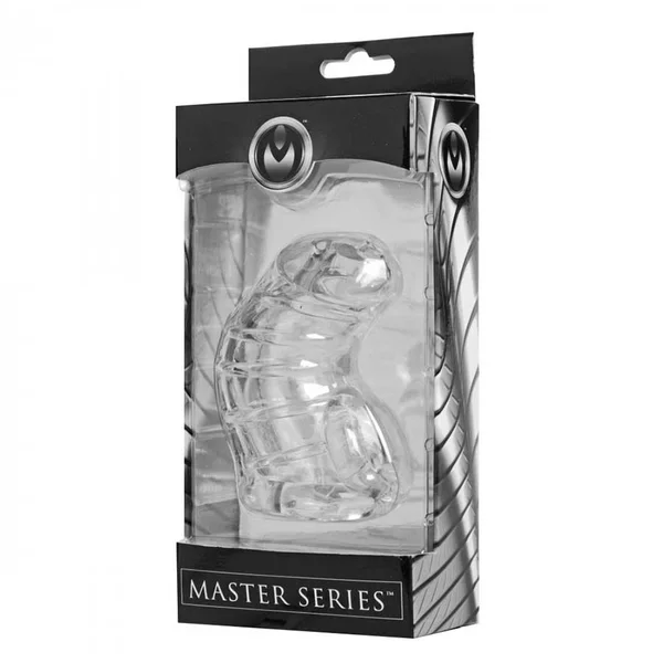 Detained 4 Inch Clear Soft Body Chastity Cage — image 5 of 5