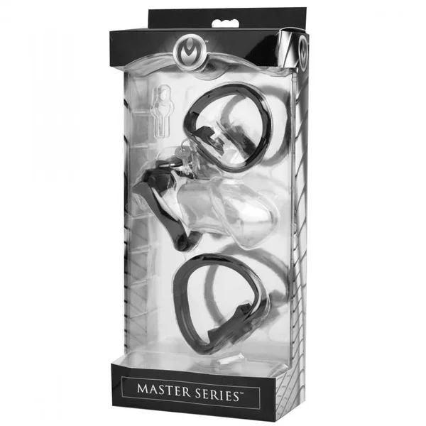 Rikers Locking 2.75 Inch Adjustable Chastity Cage by Master Series — image 5 of 5