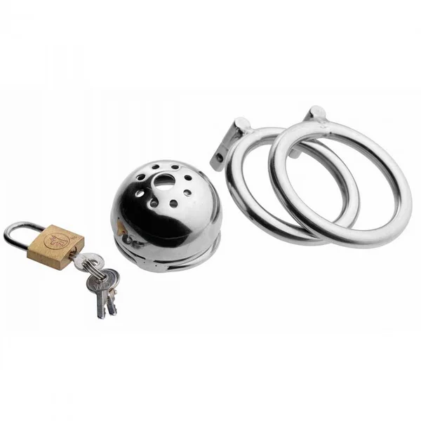 Solitary Extreme Confinement 2.5 Inch Stainless Steel Cock Cage — image 3 of 4