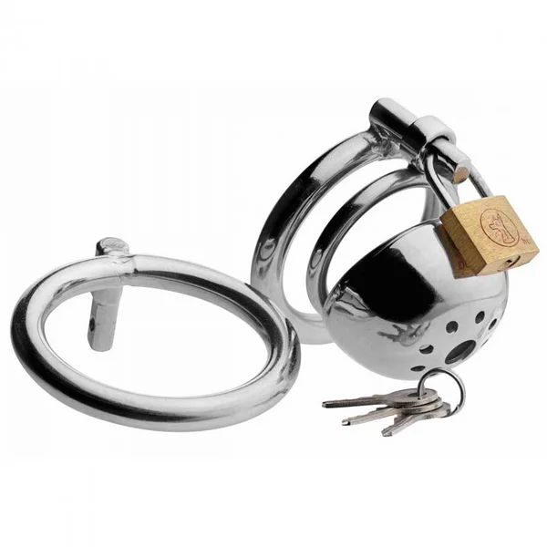 Solitary Extreme Confinement 2.5 Inch Stainless Steel Cock Cage — image 2 of 4
