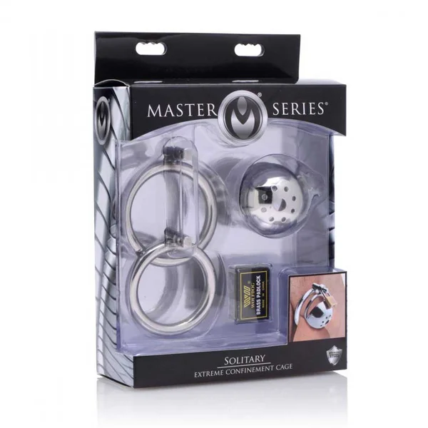 Solitary Extreme Confinement 2.5 Inch Stainless Steel Cock Cage — image 4 of 4