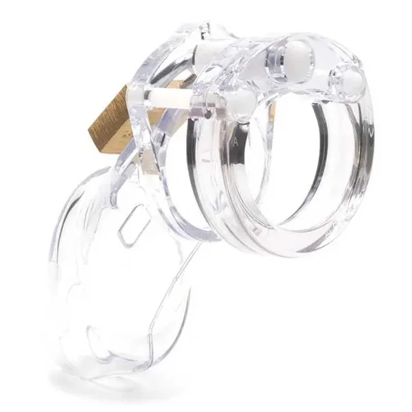 CB-6000 3.25 Inch Clear Chastity Cock Cage Kit by CB-X — image 4 of 4