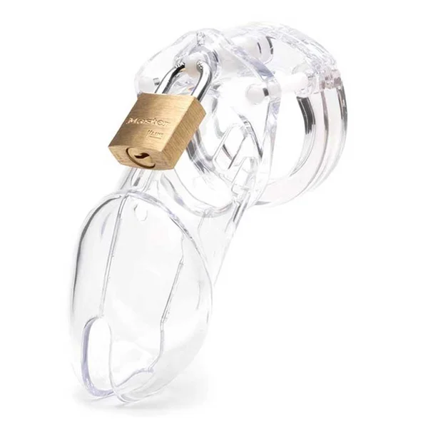 CB-6000 3.25 Inch Clear Chastity Cock Cage Kit by CB-X — image 3 of 4