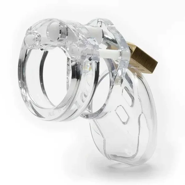 CB-6000S 2.5 Inch Clear Chastity Cock Cage Kit by CB-X — image 4 of 5