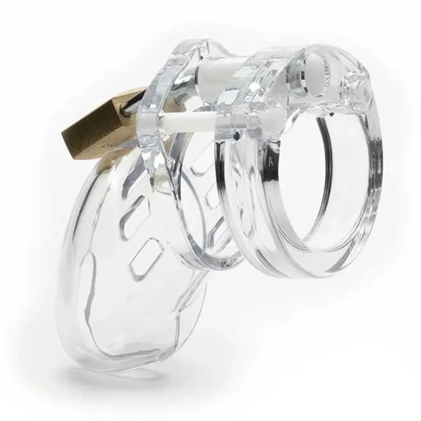 CB-6000S 2.5 Inch Clear Chastity Cock Cage Kit by CB-X — image 2 of 5
