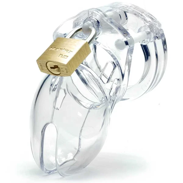 CB-6000S 2.5 Inch Clear Chastity Cock Cage Kit by CB-X — image 3 of 5
