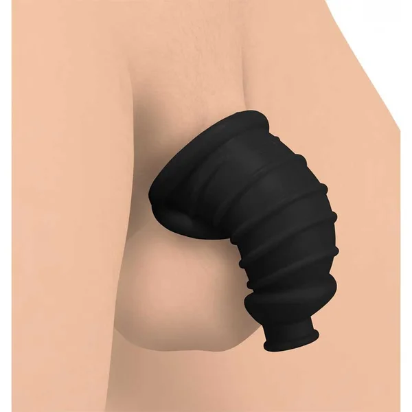 Silicone 4 Inch Soft Body Chastity Cage for Men — image 7 of 10