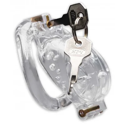 Customizable Locking 3 5 Inch Adjustable Clear Chastity Cage