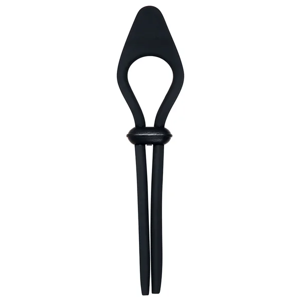 Zero Tolerance Silicone Adjustable Tie Affair Vibrating Black Cock Ring — image 12 of 13