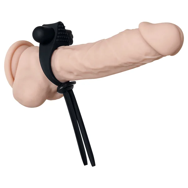 Zero Tolerance Silicone Adjustable Tie Affair Vibrating Black Cock Ring — image 3 of 13