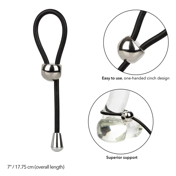 E-Z Cinch Silicone Lasso Cock Ring by Cal Exotics — image 4 of 8