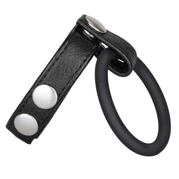 Medium Leather Ball Spreader Cock Ring by Cal Exotics — image 2 of 5
