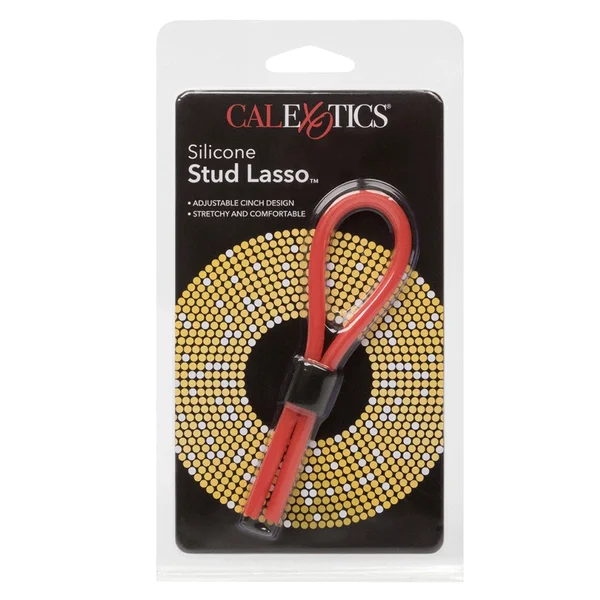 Silicone Stud Red Lasso Cock Ring by Cal Exotics — image 8 of 9