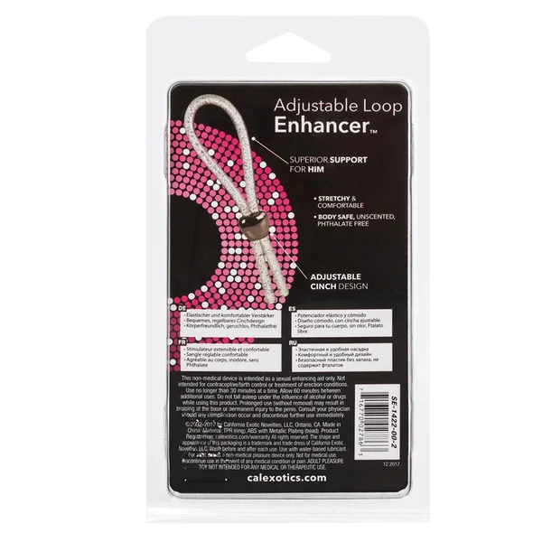 Adjustable Loop Enhancer Clear Cock Ring by Cal Exotics — image 6 of 6