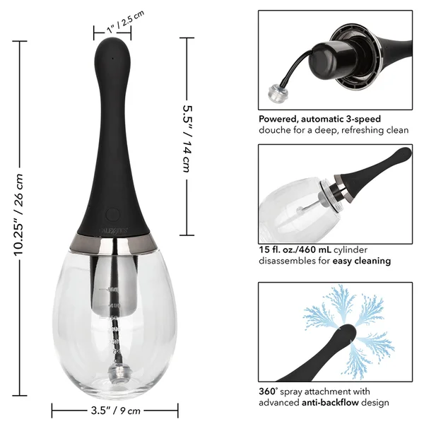 460ml Executive Rechargeable Auto Anal Douche by Cal Exotics — image 11 of 13