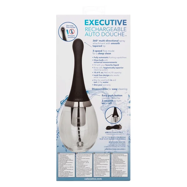 460ml Executive Rechargeable Auto Anal Douche by Cal Exotics — image 12 of 13