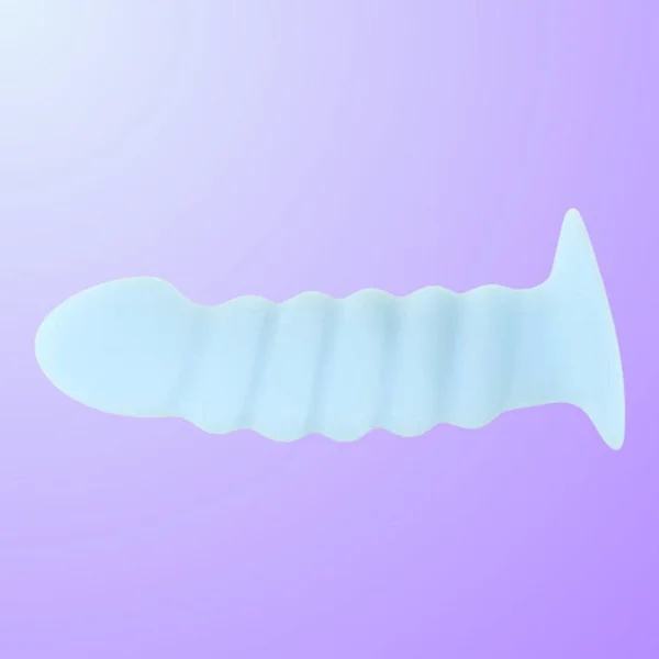 Maia 'Paris' 6" Silicone Ribbed Dong | Suction-Base Dildo — image 15 of 16
