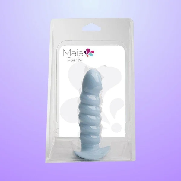 Maia 'Paris' 6" Silicone Ribbed Dong | Suction-Base Dildo — image 14 of 16