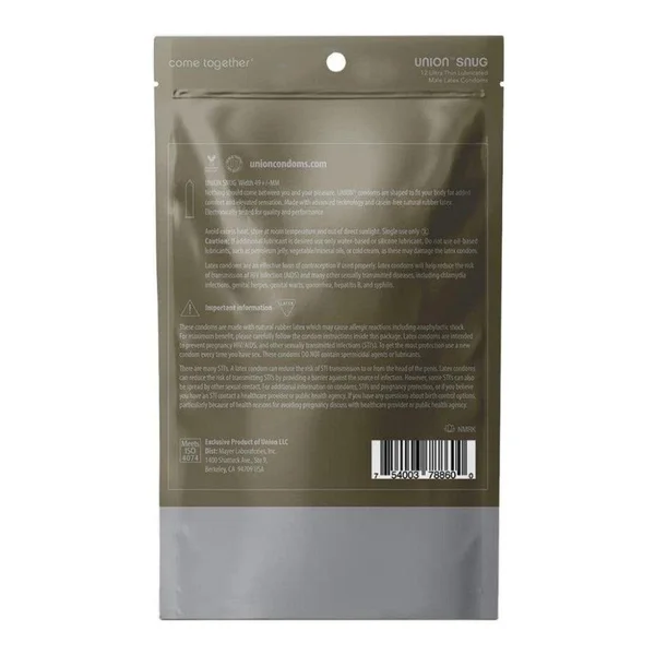 Union "Snug" Smaller Size Condoms | Premium Vegan — image 18 of 21